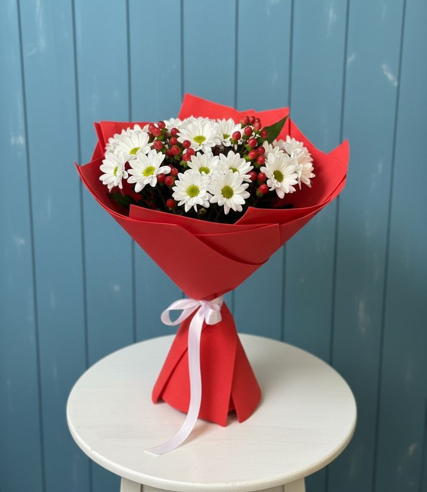 Букет цветов из: Хризантемы в Тольятти