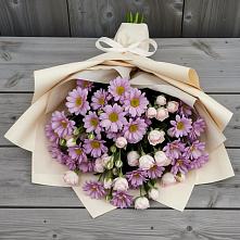 Букет цветов из:  Розы и Хризантемы в Тольятти