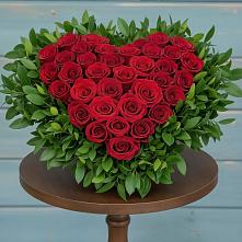 Цветочная композиция из Розы в виде сердца #REPLACE_PRED# Тольятти