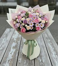 Букет цветов из:  Розы и Хризантемы в Тольятти