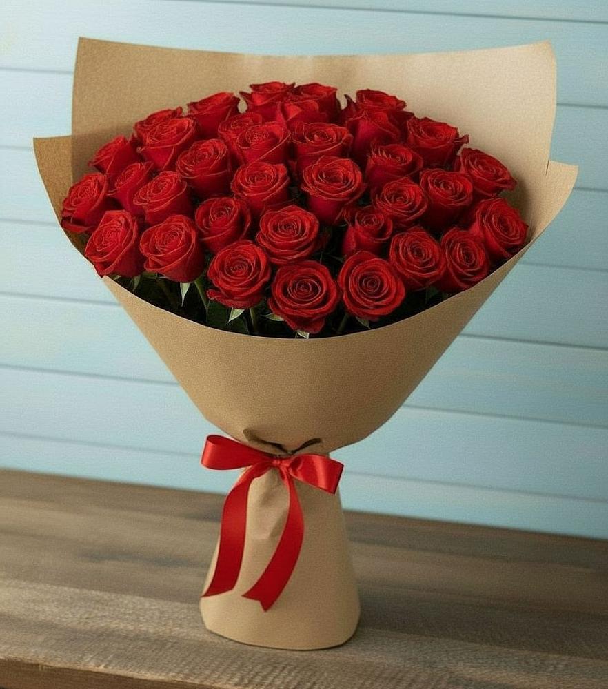 Букет Красные розы Милано в Тольятти