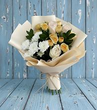 Букет цветов из:  Розы и Хризантемы в Тольятти