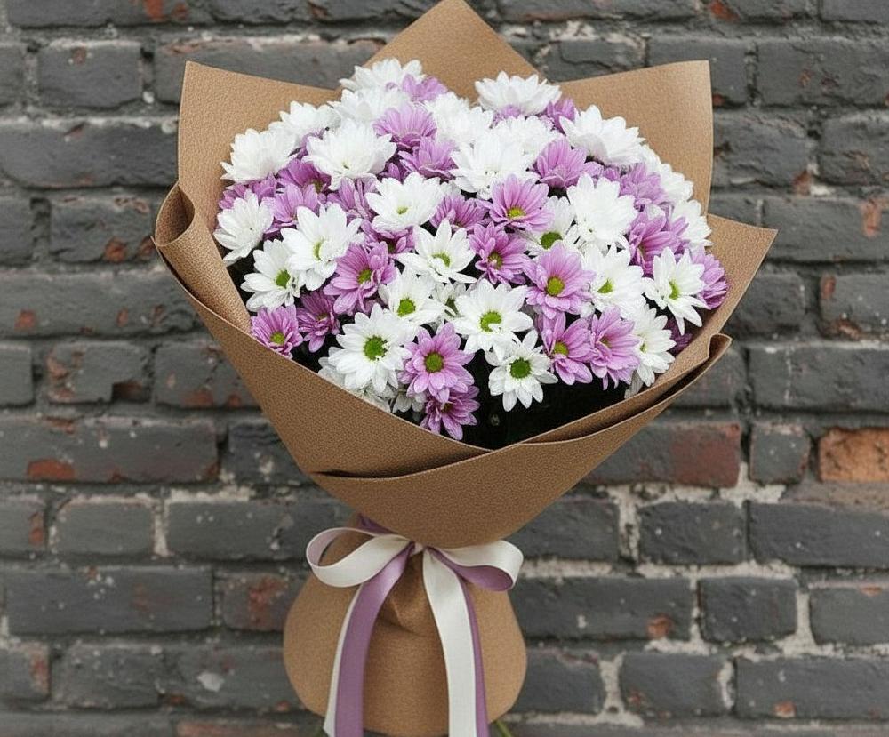 Букет цветов из: Хризантемы в Тольятти