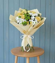 Букет цветов из:  Хризантемы и Розы в Тольятти