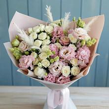 Букет цветов из:  Альстромерии и Розы в Тольятти